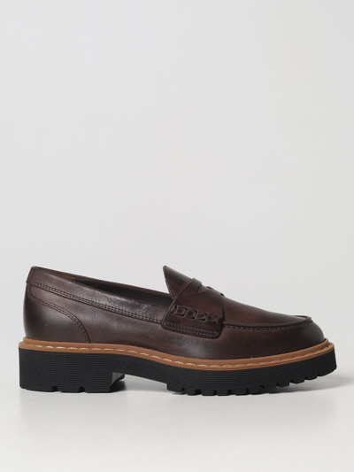 Hogan Loafers  Women Color Brown