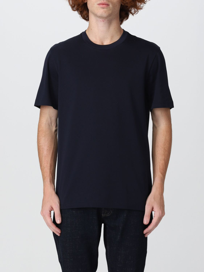 Brioni T-shirts  Men Color Navy In Navy