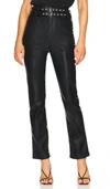 BLANKNYC FAUX LEATHER STRAIGHT PANT