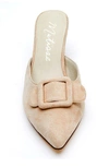 Matisse Layover Pointed Toe Mule In Ivory