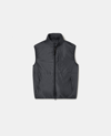 Aspesi Jil Vest In Dark Gray In Grey
