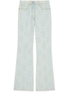 GUCCI PANTALONI IN DENIM GG GUCCI AND CALIFORNIA,201195-28