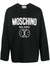 MOSCHINO T-SHIRT DOUBLE SMILEY,5157282-52