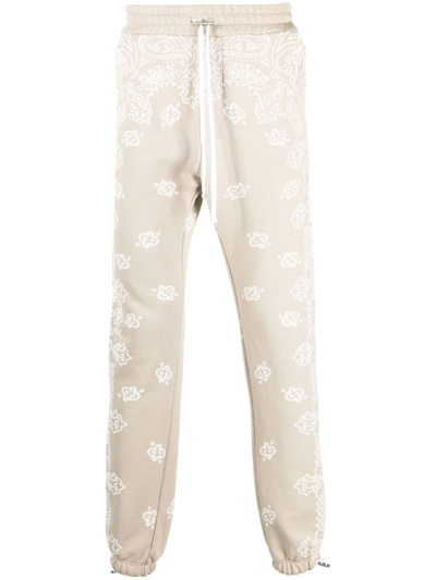 Amiri Pantalone Sportivo Bandana In Crockery