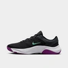 Nike Women's Legend Essential 3 Next Nature Training Shoes In Dark Smoke Grey/lilac/black/viotech/white/green Glow