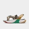 Nike 20mm Oneonta Panelled Open-toe Sandals In Sesame/off Noir/stadium Green/black