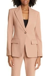 A.l.c Edie Single-breasted Blazer In Brown