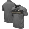 Colosseum Heathered Charcoal Ucf Knights Smithers Polo In Heather Charcoal