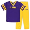 Outerstuff Toddler Boys And Girls Orange, Purple Clemson Tigers Red Zone Jersey And Pants Set In Purple
