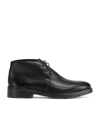 ZEGNA LEATHER CORTINA LACE-UP BOOTS