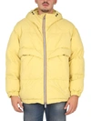 K-way Yellow Down Jacket In Yellow