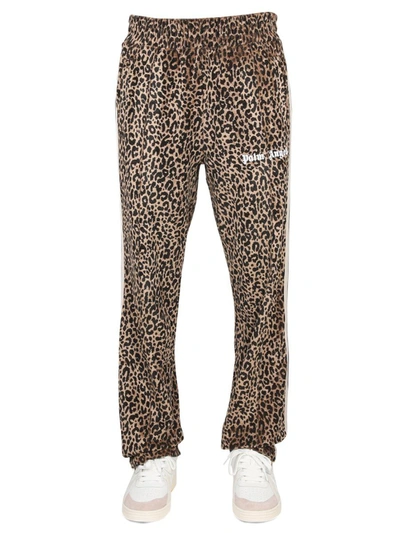 Palm Angels Animal Jogging Trousers In Multicolor