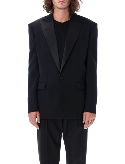 Balmain Single-breast Blazer In Black