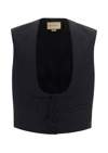 GUCCI WOOL MOHAIR FORMAL VEST