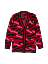 VERSACE RED AND PINK CARDIGAN KIDS