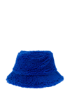 Stand Studio Wera Bucket Hat Faux Fur Teddy 2020 56cm In Blue