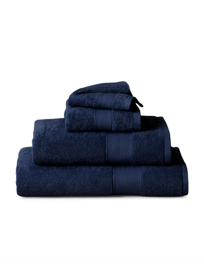 Ralph Lauren Organic Cotton Dawson Bath Towel In Navy