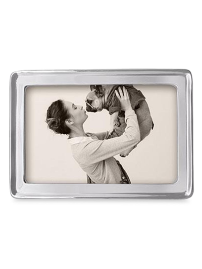 Mariposa Signature Picture Frame, 4" X 6" In Silver