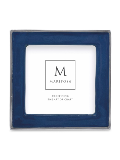 Mariposa Signature 4''x 4'' Enamel Frame In Blue