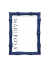 Mariposa Bamboo-look 5 X 7 Frame In Blue