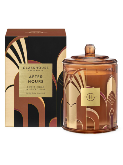 Glasshouse Fragrances After Hours Sweet Cigar & Spiced Rum Candle