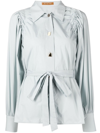 Rejina Pyo Peyton Tie-fastening Shirt In Blue