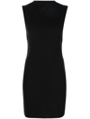 Reformation Alden Funnel Neck Dress In Black
