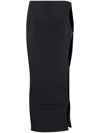 Jade Cropper Black High Waist Cut-out Skirt In Black