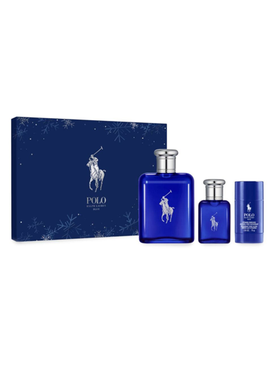 Ralph Lauren Men's Polo Blue 3-piece Eau De Toilette & Deodorant Set