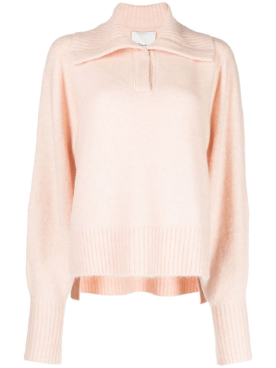 3.1 Phillip Lim Long-sleeve Knit Jumper In Pink
