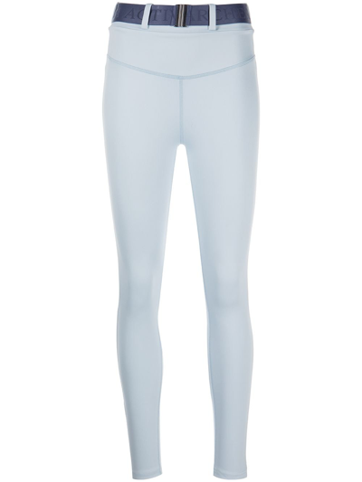 Marchesa Dakota Performance Leggings In Zen Blue