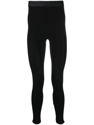 Fusalp Logo-waistband Leggings In Black