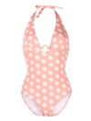 Eres Sommeil Lune One-piece Swimsuit In Pink