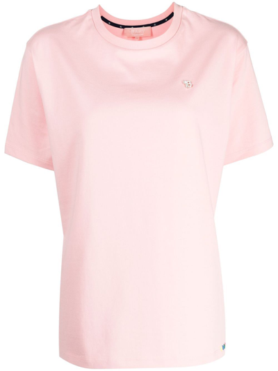 Bapy By *a Bathing Ape® Short-sleeve Logo-plaque T-shirt In Pink