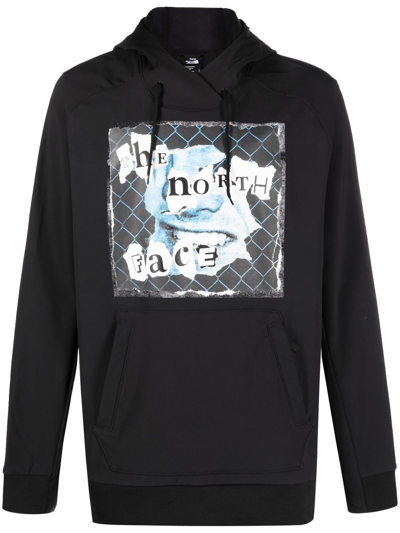 The North Face Logo-print Hoodie In Black