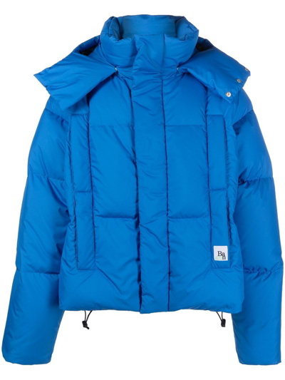 Bacon Zip-up Padded Down Jacket In Blue