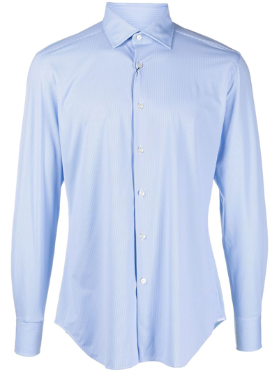 Dell'oglio Long-sleeve Classic Shirt In Blue