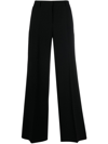 Alberto Biani Trousers Straight Leg Wide-leg Design In Black