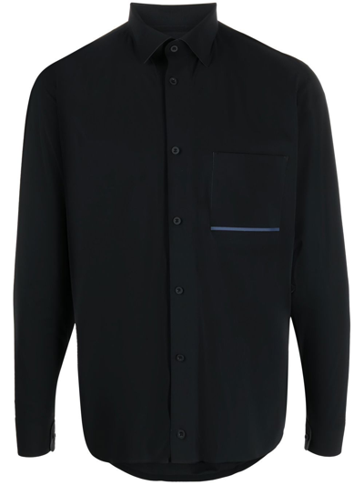 Gr10k Pocket Cotton Shirt In Black