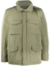 Aspesi Minifield Cot Jacket In Green