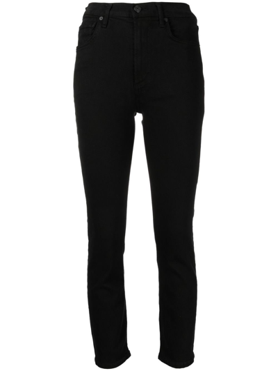 Citizens Of Humanity High-waisted Vintage Slim-cut Jeans In Black