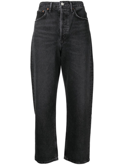 Agolde '90s Pinched Waist Jeans In Black