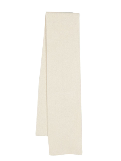 Norse Projects Knitted Alpaca Wool Scarf In Neutrals