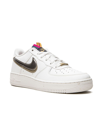 Nike Kids' Air Force 1 Lv8 Low-top Sneakers In White