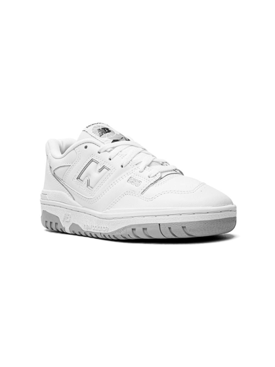 New Balance Kids' 550 低帮运动鞋 In White