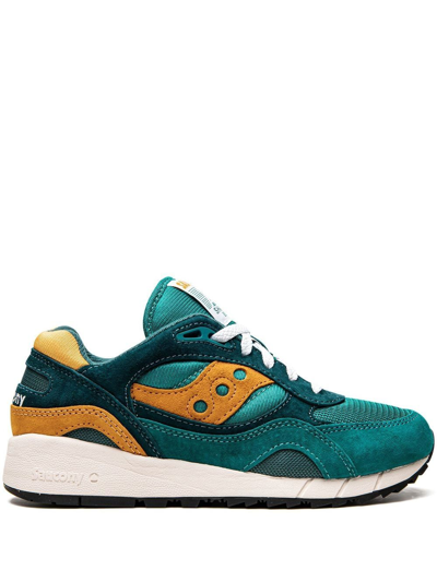 Saucony Shadow 6000 低帮运动鞋 In Green/ Orange