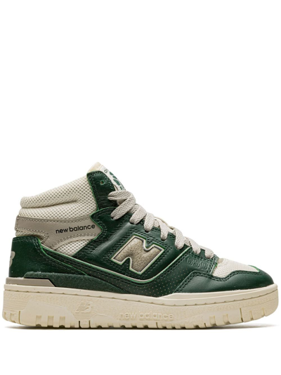 New Balance X Aimé Leon Dore 650r "green" Sneakers In White