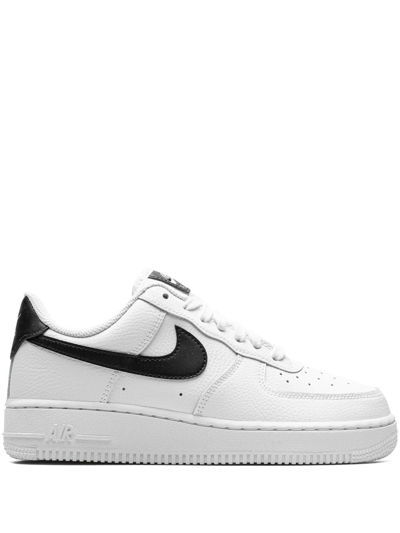 Nike Air Force 1 '07 Trainers In White And Black