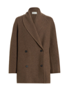 The Row Polli Double-breasted Wool And Cashmere-blend Coat In Taupe