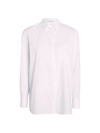 ANOTHER TOMORROW WOMEN'S COTTON OVERSIZED SHIRT
